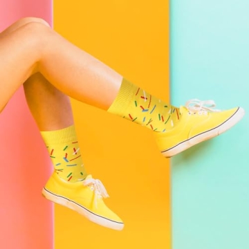 Funny Donut Socks Box - Quirky Novelty Gift Set