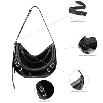 LA FESTIN Leather Large Shoulder Bag for Women