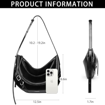 LA FESTIN Leather Large Shoulder Bag for Women