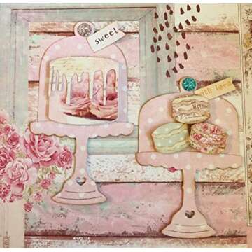 Cutting Dies Cut Metal Scrapbooking Stencils Die for DIY Embossing Photo Album Decorative DIY Paper Cards Making Craft - Sweet Cloche Cake Stand Metal Cutting Dies