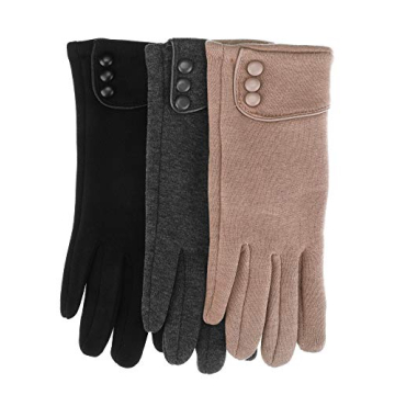 Stylish Winter Gloves Set for Women - Touchscreen & Warm