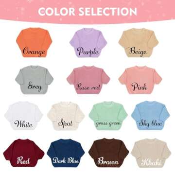 Personalized Baby Sweaters, Custom Baby Knit Sweaters, Hand Embroidered Names and Monograms, Newborn Delivery Gifts, Custom Name Baby Boy Girl Toddler Gifts, Birthday, Baby Shower White