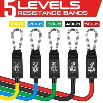 Versatile RENRANRING Resistance Bands Set for Home Workouts