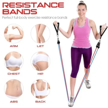 Versatile RENRANRING Resistance Bands Set for Home Workouts