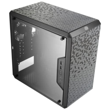 Cooler Master MasterBox Q300L Micro-ATX Tower with Magnetic Design Dust Filter, Transparent Acrylic ...