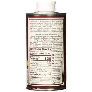 LA TOURANGELLE Roasted Walnut Oil - Gourmet 16.9 oz Bottles (Pack of 2)