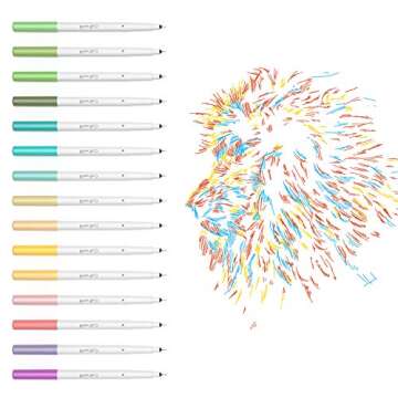 CRAFT WORLD 0.4 Tip Fine Point Pens for Cricut Maker 3/Maker/Explore 3/Air 2, Ultimate Fine Point Pens Set of 30 Pack Assorted Tools Accessories Writing Drawing Pen Compatible with Machine