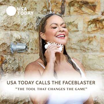 The FaceBlaster by Ashley Black. A Collagen Boosting, Fascia Remodeling, Skin Tightening, Face Contouring and Massaging Tool.