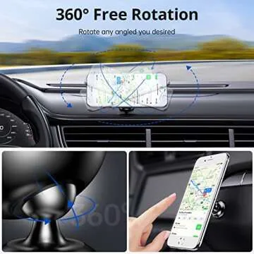 Syncwire Magnetic Car Phone Holder – Adjustable & Compatible