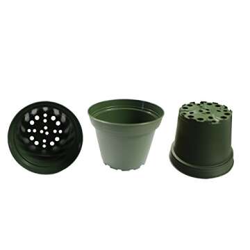 9GreenBox New 30 of 4" Inch Plastic Pots for Plants, Cuttings & Seedlings Azalea Pots - Quantity of ...