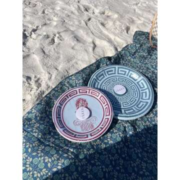 Adonis Pavilion Dessert Plates, 8 Inch, Stylish & Disposable