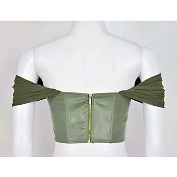 Joukavor Sexy Off Shoulder Corset Top for Women