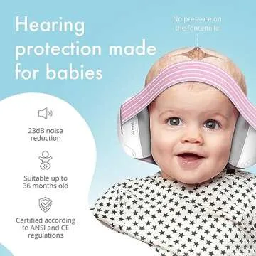 Alpine Muffy Baby Ear Protection for Babies and Toddlers up to 36 Months - CE & ANSI Certified - Noi...