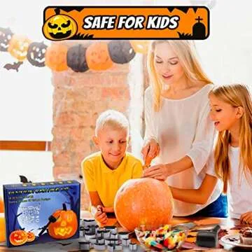 ButyHome 33 PCS Pumpkin Carving Kit for Family Fun and Safety
