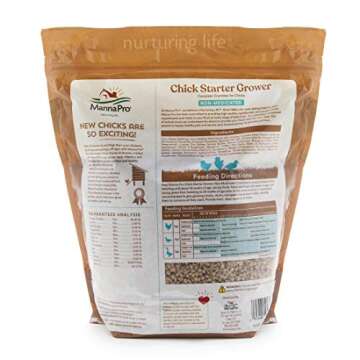 Manna Pro Non-Medicated Starter Crumble Feed for Chicks & Ducklings|Formulated with Vitamins & Miner...
