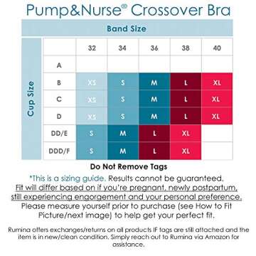 Essential Pump&Nurse All in One Nursing and Hands Free Pumping Bra, US Company, Black S