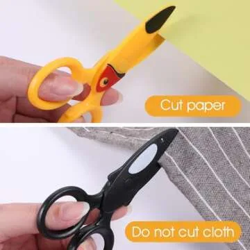 Cute Toddler Scissors 3 Pcs Safety Craft Scissors for Kids