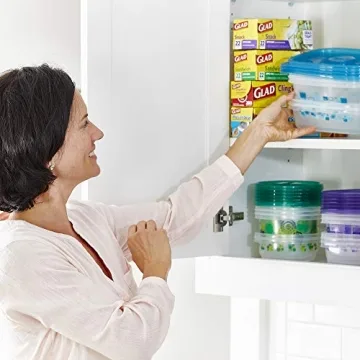 GladWare Rainbow Food Storage Containers 20pc BPA Free Set