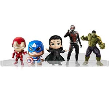 Urban Deco Clear Acrylic Spice Rack Organizer for Kitchen