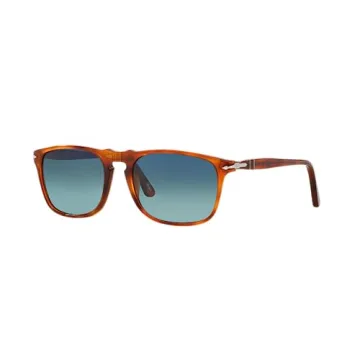Persol PO3059S Sunglasses Terra Di Siena Blue Polarized