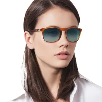 Persol PO3059S Sunglasses Terra Di Siena Blue Polarized