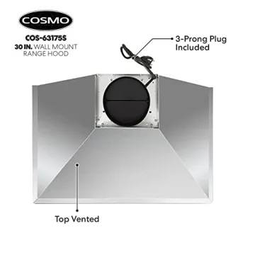 COSMO COS-63175S 30" Range Hood - Ducted & Ductless