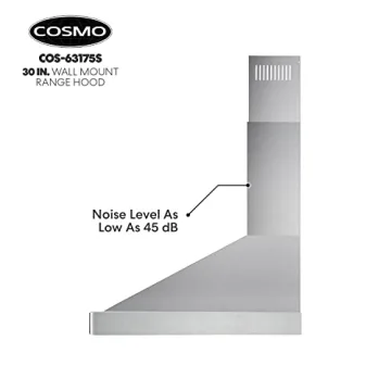 COSMO COS-63175S 30" Range Hood - Ducted & Ductless