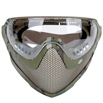ATAIRSOFT 2 Modes Tactical Airsoft Mask with 3 Lenses