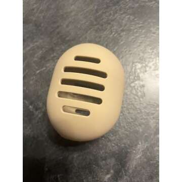 Fauxomor Makeup Sponge Holder, Dual-Vented Silicone Beauty Blender Holder for Travel, Shatterproof Make Up Sponge Travel Case for All Sponges Sanitary Carry, Khaki*1