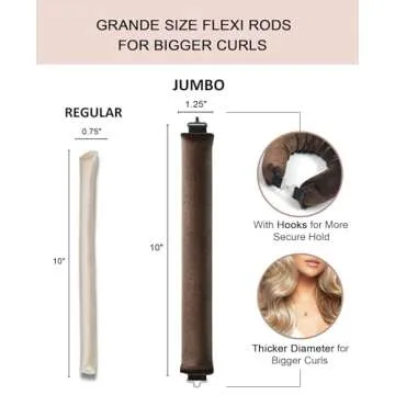 Overnight Heatless Hair Curlers for Effortless Curls