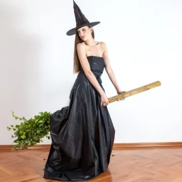 4E's Black Witch Hat - Ultimate Costume & Décor Accessory