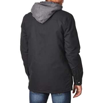 Dickies Fleece Hoodie Duck Shirt Jacket for Men