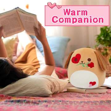 CAGRIKUELI 8-Inch Adorable Dog Plush for Kids and Gifts