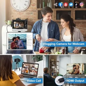 5K WiFi Autofocus Vlogging Camera - Capture Stunning Moments