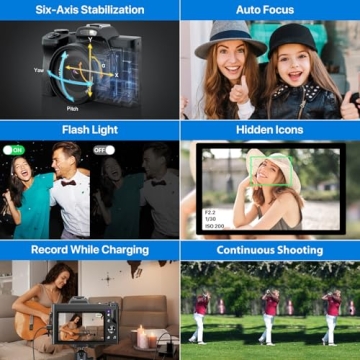 5K WiFi Autofocus Vlogging Camera - Capture Stunning Moments