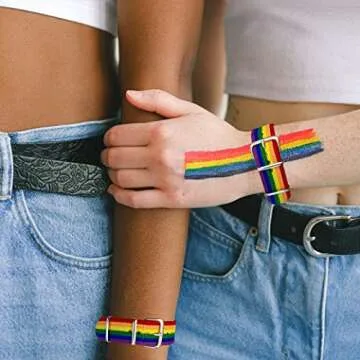 mintolex LGBT Pride Bracelet - Stylish Supportive Wristband