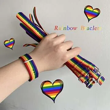 mintolex LGBT Pride Bracelet - Stylish Supportive Wristband