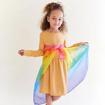 Sarah's Silks Enchanted Rainbow Playsilk for Creative Play