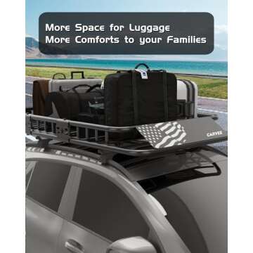 Shop GarveeLife Heavy Duty Roof Rack Carrier Basket