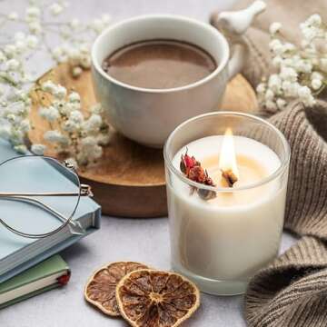 SUPMIND 15 Pack Glass Candle Jars - Eco-friendly & Versatile