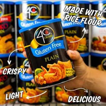 4C Premium Gluten Free Bread Crumbs, Flavorful and Crunchy