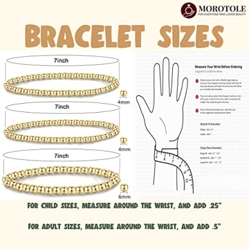 MOROTOLE Adjustable 5PCS Bracelets Set for Gifts