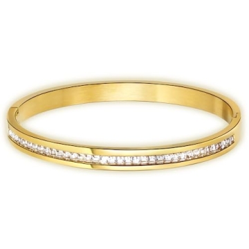 Ropartman Gold Plated Bangle Bracelet for Women