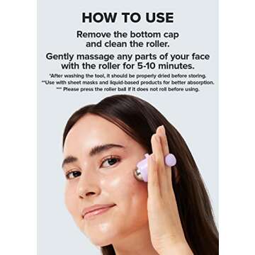 I DEW CARE Rolling with It | Cooling, Depuffing Ice Face Roller, with Cap, Gift, Reusable and Hygenic, Cooling Stick Skincare Tool, Ice Roller for Face, Travel Size, FSC Packaging