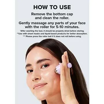 I DEW CARE Rolling with It | Cooling, Depuffing Ice Face Roller, with Cap, Gift, Reusable and Hygenic, Cooling Stick Skincare Tool, Ice Roller for Face, Travel Size, FSC Packaging