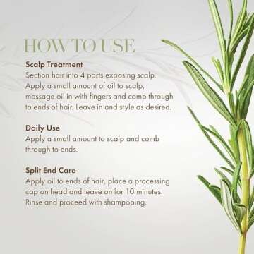 Lim-style MIELLE Rosemary Mint Scalp & Hair Strengthening Oil Model (3399-9243)