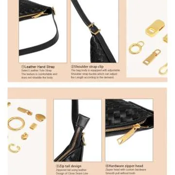 Stylish Vegan Leather Handbag for Work & Casual Use