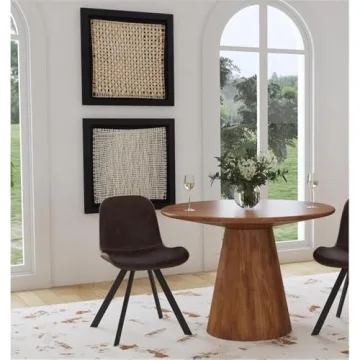 Bassett Mirror Raynor Rustic Round Dining Table