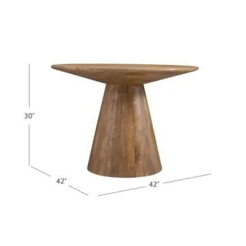 Bassett Mirror Raynor Rustic Round Dining Table