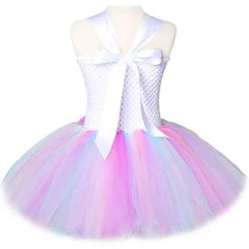 HJTT Girls Unicorn Tutu Dress for Kids Birthday and Halloween